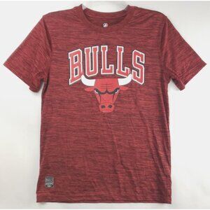 U Brand Chicago Bulls T-Shirt Men Small Red Short Sleeve NBA Basketball Pullover